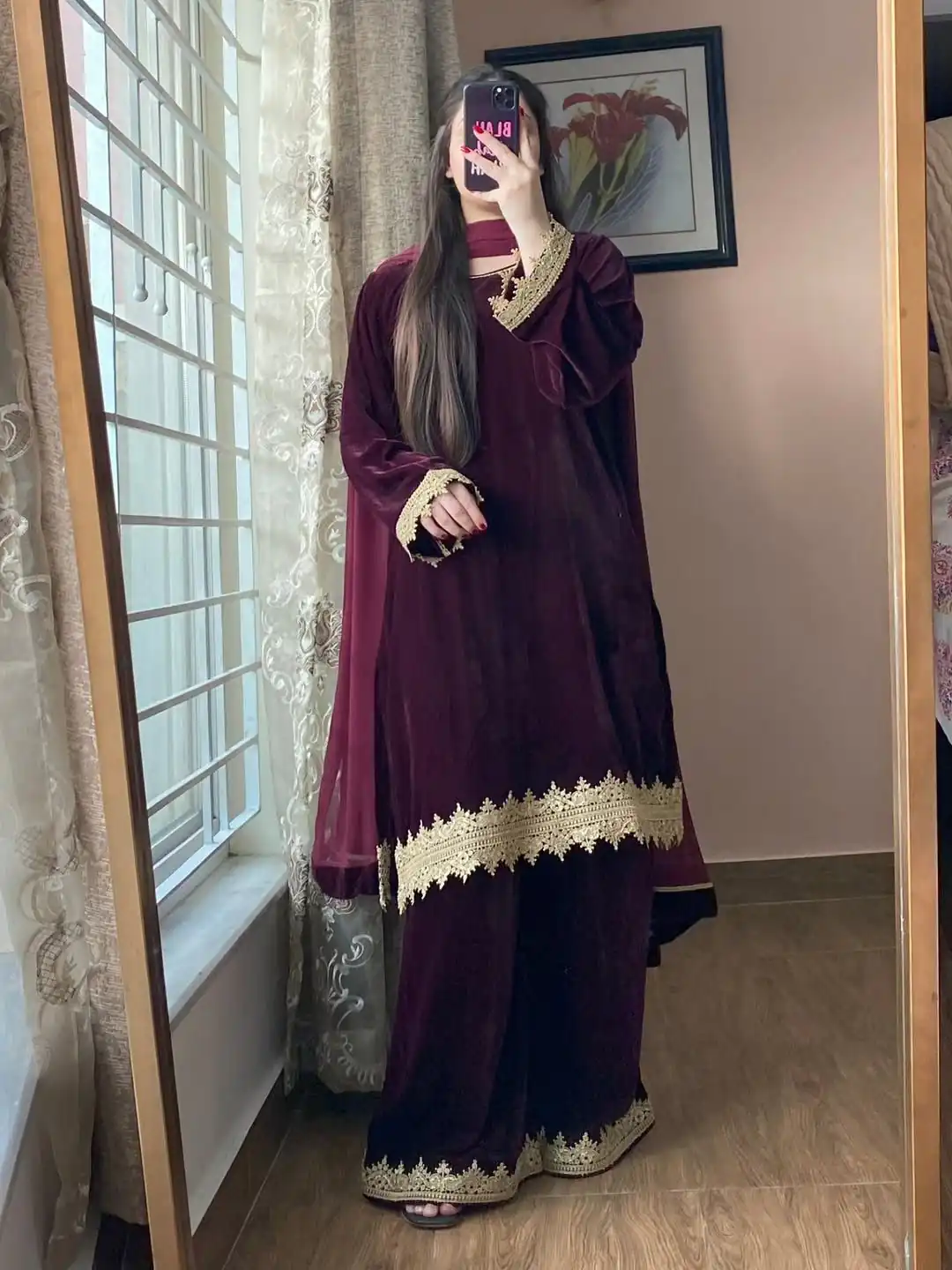 Wine Georgette Lace Embroidery Work Salwar Suit | Jump Suits, Tops & Bottoms, Track Suits, Salwar suit, Casual Suits, Creative suits, Designer Suits, Palazzo Suits, Party Wear Suits, Patiala Suits, Straight Suits, Trendy Wear