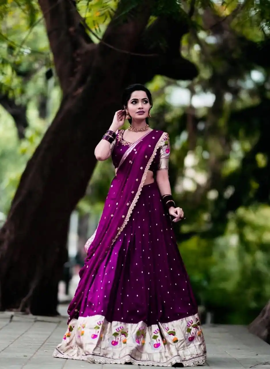 Wine Georgette Sequence Work Lehenga Choli | Lehenga, Bollywood Lehenga, Creative Lehenga, Designer Lehenga, Embroidered Lehenga, Party Wear Lehenga