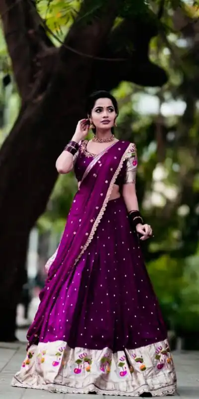 Wine Georgette Sequence Work Lehenga Choli | Lehenga, Bollywood Lehenga, Creative Lehenga, Designer Lehenga, Embroidered Lehenga, Party Wear Lehenga
