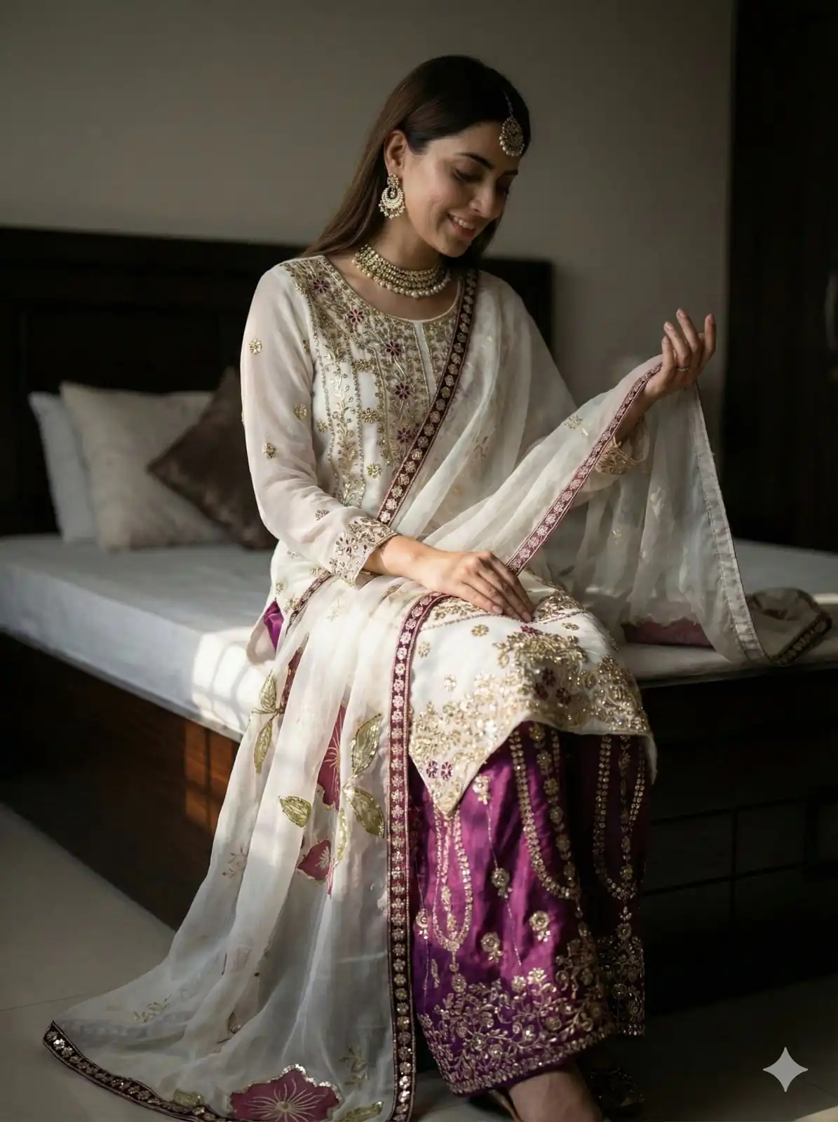 Wine Organza Silk Digital Print Embroidery Salwar Suit | Jump Suits, Salwar suit, Casual Suits, Creative suits, Designer Suits, Palazzo Suits, Party Wear Suits, Patiala Suits, Straight Suits