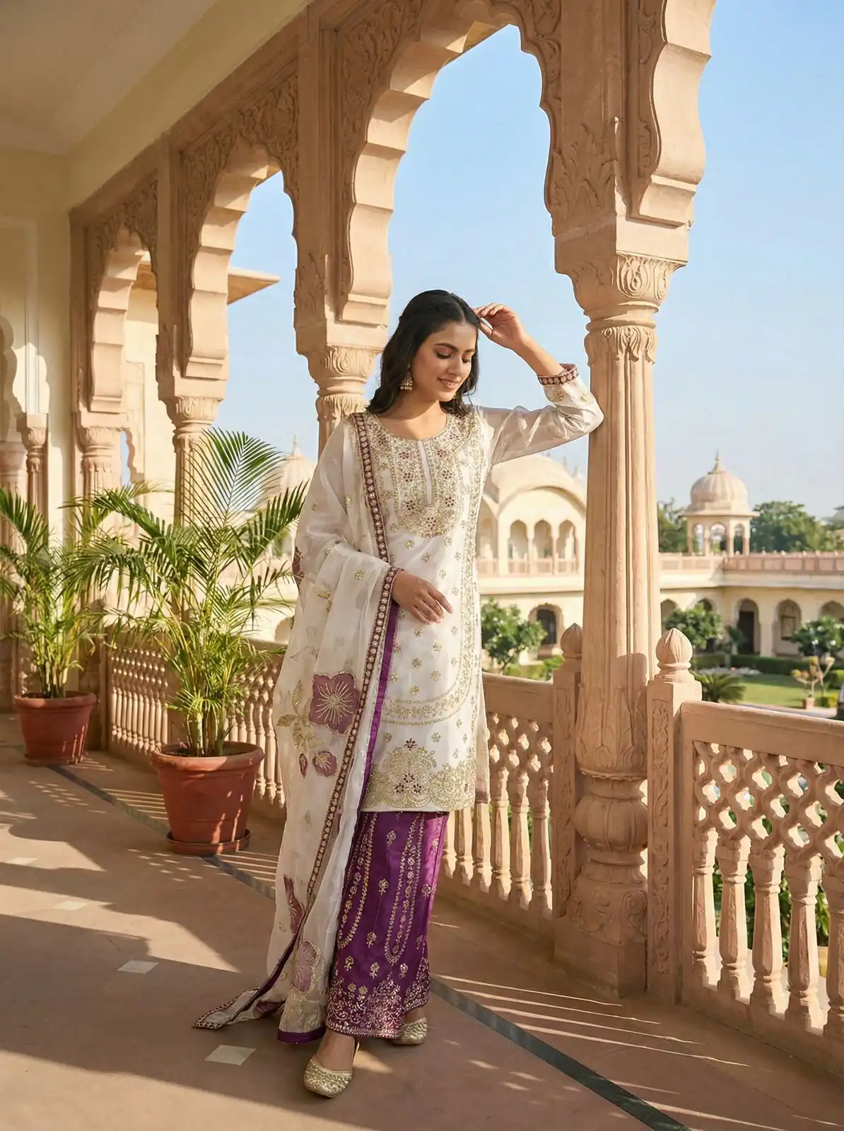 Wine Organza Silk Digital Print Embroidery Salwar Suit | Jump Suits, Salwar suit, Casual Suits, Creative suits, Designer Suits, Palazzo Suits, Party Wear Suits, Patiala Suits, Straight Suits