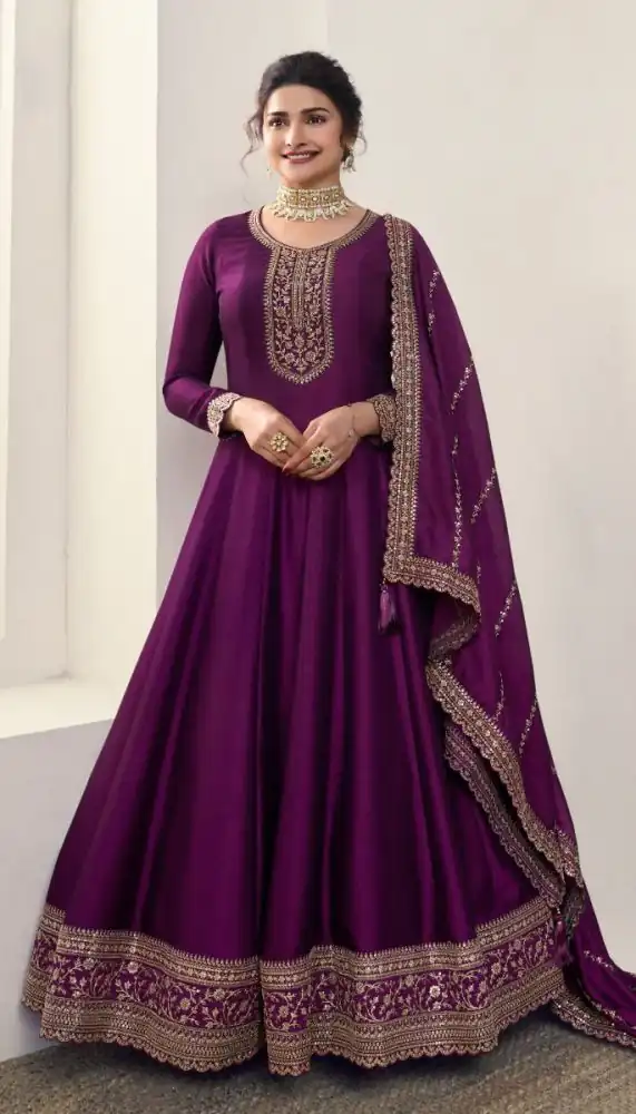 Wine Silk Georgette Embroidery Work Salwar Suit | Jump Suits, Salwar suit, Casual Suits, Creative suits, Designer Suits, Palazzo Suits, Party Wear Suits, Patiala Suits, Straight Suits