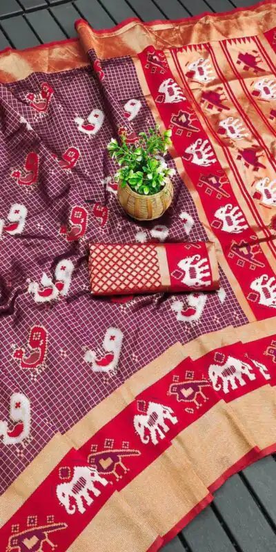 Wine Soft Lichi Silk Lace Work Saree | Sarees, Bollywood Sarees, Creative Sarees, Designer Sarees, Embroidered Sarees, Ethnic Saree, Modern Digital sarees, Party Wear Sarees