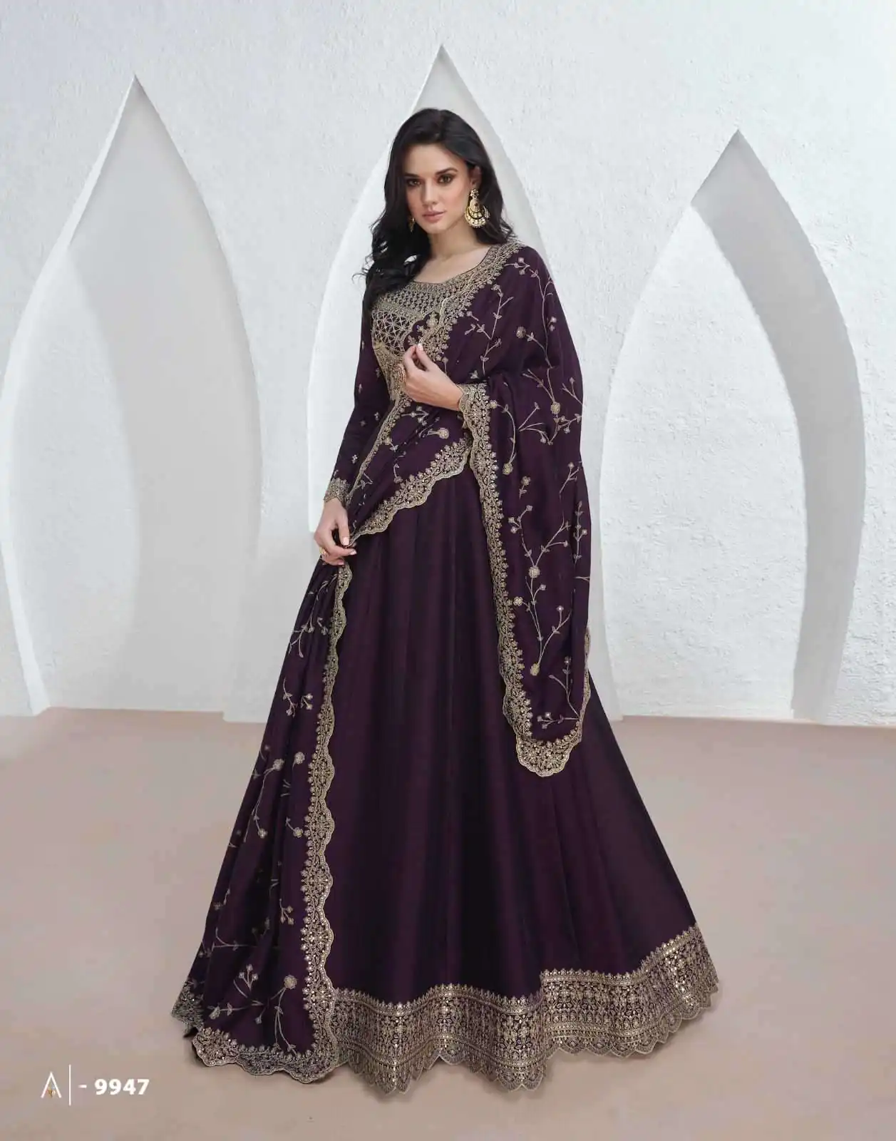 Wine Vichitra Embroidery Lace Work Salwar Suit | Jump Suits, Salwar suit, Casual Suits, Creative suits, Designer Suits, Palazzo Suits, Party Wear Suits, Patiala Suits, Straight Suits