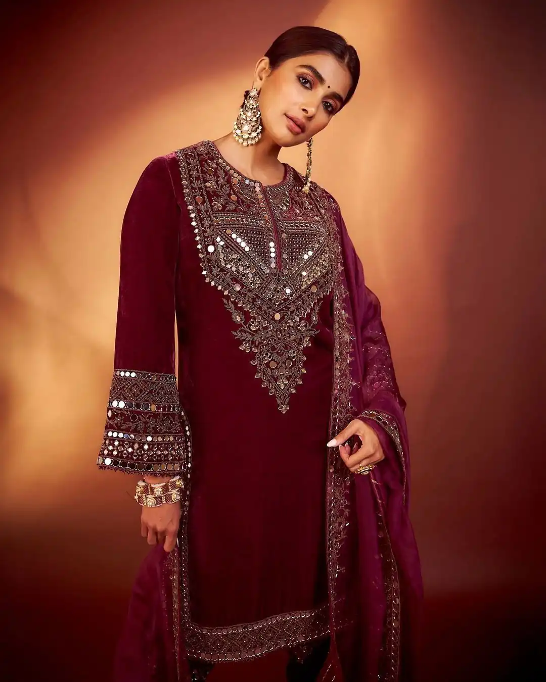 Wine Viscose Velvet Embroidery Work Salwar Suit | Jump Suits, Salwar suit, Casual Suits, Creative suits, Designer Suits, Palazzo Suits, Party Wear Suits, Patiala Suits, Straight Suits