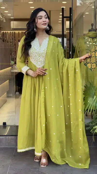Yellow Cotton Silk Mirror Work Salwar Suit | Jump Suits, Salwar suit, Casual Suits, Creative suits, Designer Suits, Palazzo Suits, Party Wear Suits, Patiala Suits, Straight Suits