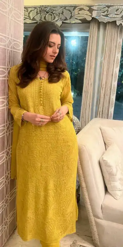 Yellow Georgette Embroidery Slawar Suit | Jump Suits, Tops & Bottoms, Track Suits, Salwar suit, Casual Suits, Creative suits, Designer Suits, Palazzo Suits, Party Wear Suits, Patiala Suits, Straight Suits, Trendy Wear