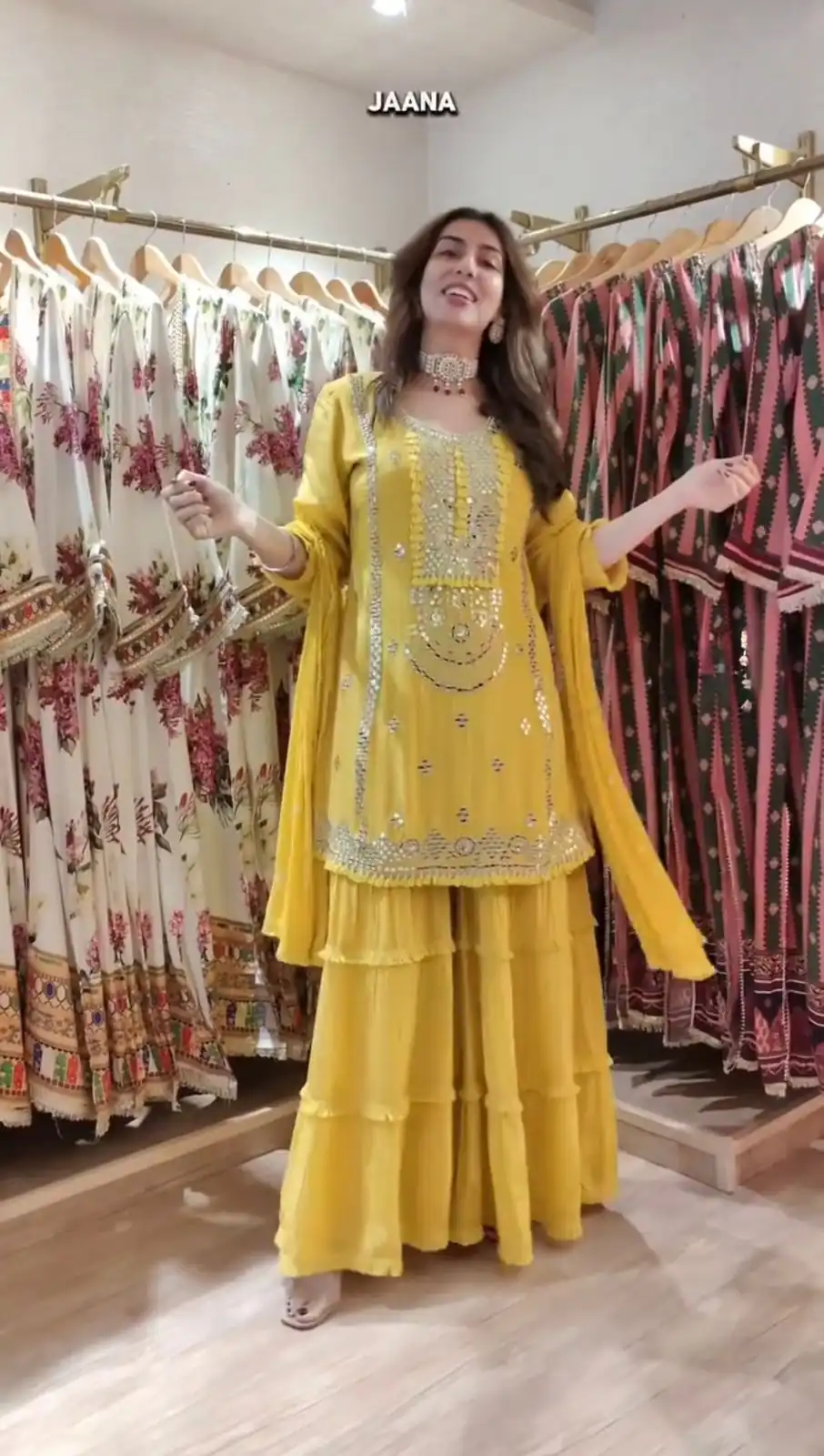 Yellow Georgette With Sequence Work Salwar Suit | Jump Suits, Salwar suit, Casual Suits, Creative suits, Designer Suits, Palazzo Suits, Party Wear Suits, Patiala Suits, Straight Suits