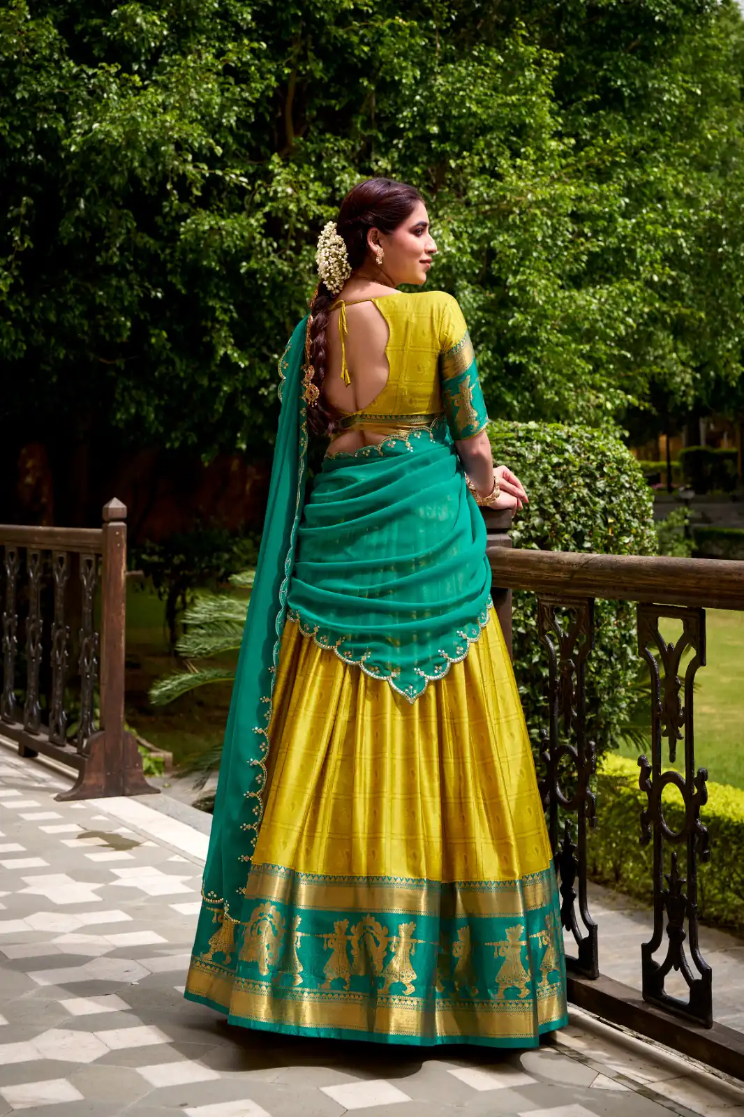 Yellow Poly Cotton Embroidery Zari Work Lehenga Choli | Lehenga, Bollywood Lehenga, Creative Lehenga, Designer Lehenga, Embroidered Lehenga, Party Wear Lehenga