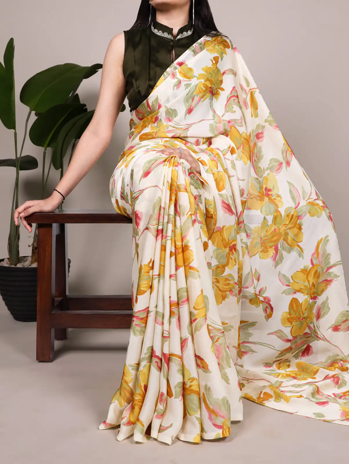 Yellow Satin Silk Lace Work Saree | Sarees, Bollywood Sarees, Creative Sarees, Designer Sarees, Embroidered Sarees, Ethnic Saree, Modern Digital sarees, Party Wear Sarees