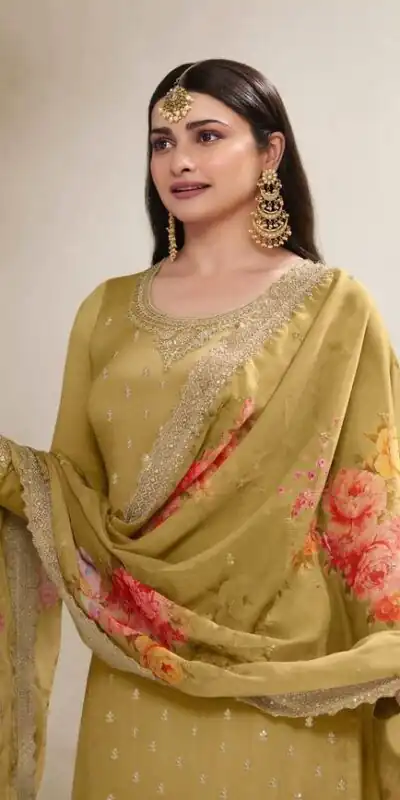 Yellow Viscose Chinon Embroidered Sequence Salwar Suit | Salwar suit, Casual Suits, Creative suits, Designer Suits, Palazzo Suits, Party Wear Suits, Patiala Suits, Straight Suits