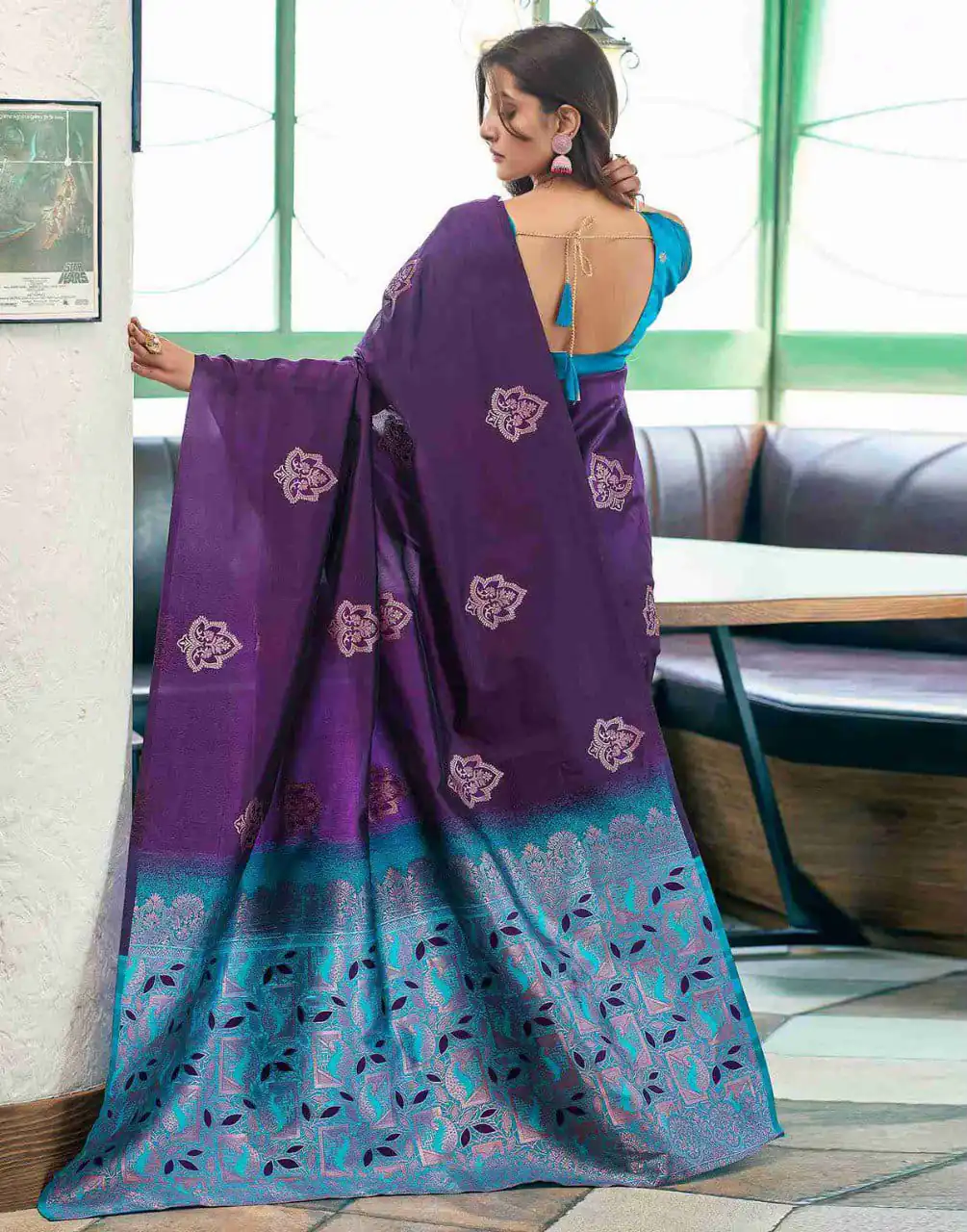 KPR 217 Purple Soft Lichi Silk Jacquard Work Saree with Designer Work Wedding, Party, Festive, Events, Deal ₹1299. Delivery 4-6 Working Days. Shop now. | Sarees, Bollywood Sarees, Creative Sarees, Designer Sarees, Embroidered Sarees, Ethnic Saree, Modern Digital sarees, Party Wear Sarees