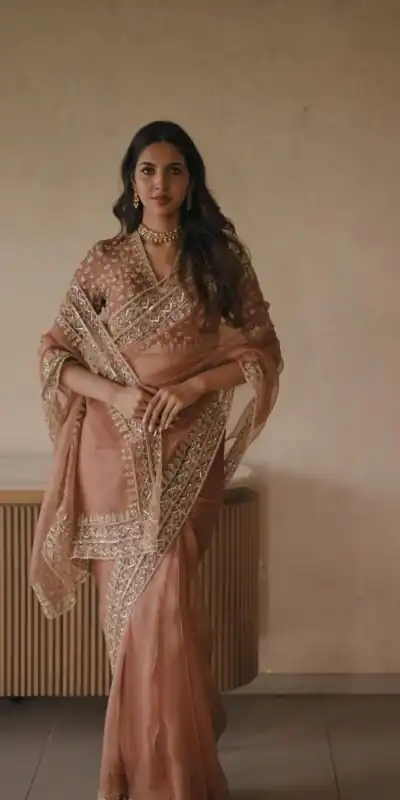 KD 632 Light Brown Soft Tebby Silk Saree. Perfect for Wedding, Party, Onam, Family Gatherings, Mehendi – Festive Deal ₹2099. Delivery 4-6 Working Days | Sarees, Bollywood Sarees, Creative Sarees, Designer Sarees, Embroidered Sarees, Ethnic Saree, Modern Digital sarees, Party Wear Sarees