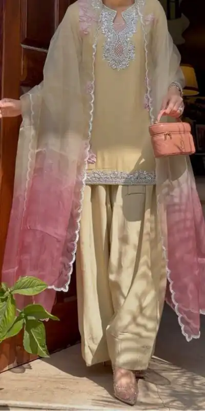 KD 1626 Cream Rayon Butti Silk Salwar Suit with Embroidery Work. Special Price ₹2099. Delivery 4-6 Working Days. Shop now. | Jump Suits, Salwar suit, Casual Suits, Creative suits, Designer Suits, Palazzo Suits, Party Wear Suits, Patiala Suits, Straight Suits