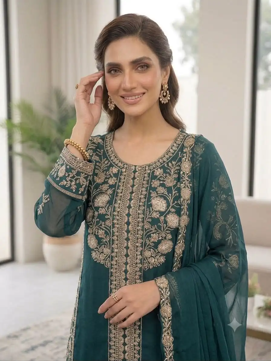 LG 2122 Teal | Roman Salwar Suit with Sequins Work & Embroidery Work. Special Price ₹2149. Delivery 4-6 Working Days. Shop now. | Jump Suits, Salwar suit, Casual Suits, Creative suits, Designer Suits, Palazzo Suits, Party Wear Suits, Patiala Suits, Straight Suits