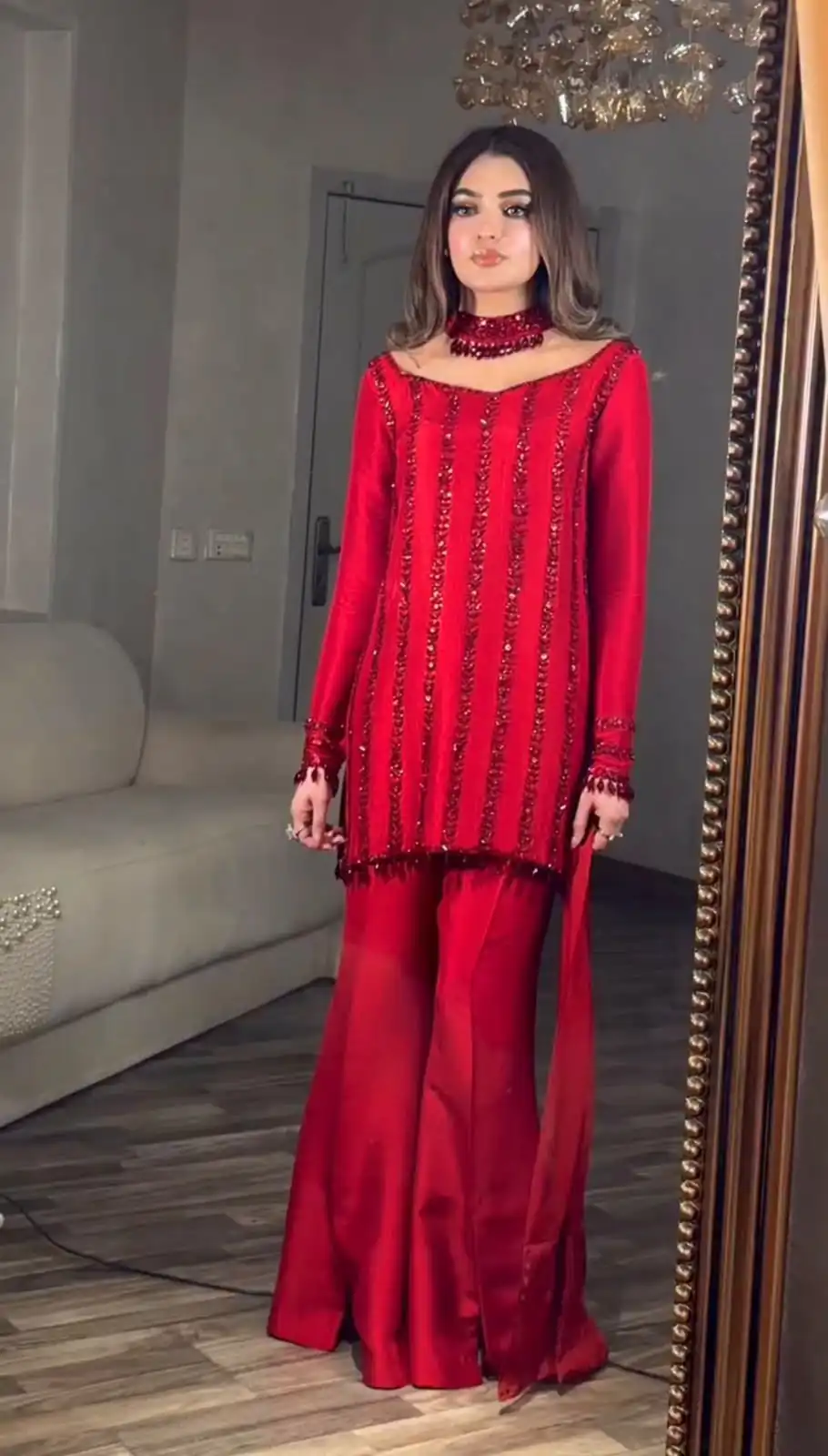 ST 1187 Red Rangoli Silk Perfect for Wedding, Party, Holi, Pooja, Anniversary – Salwar Suit. Get it for ₹2149. Delivery 4-6 Working Days. Shop now. | Jump Suits, Salwar suit, Casual Suits, Creative suits, Designer Suits, Palazzo Suits, Party Wear Suits, Patiala Suits, Straight Suits