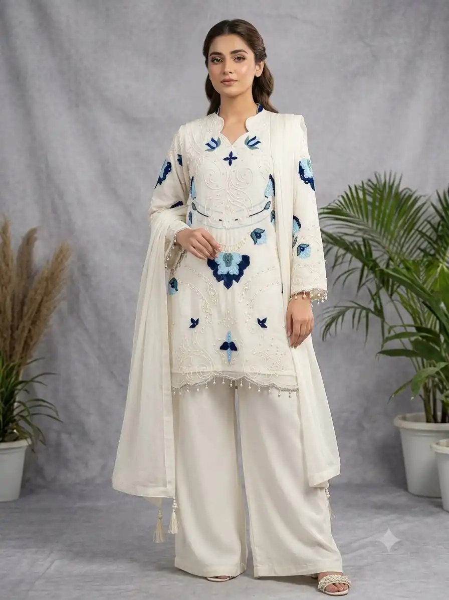 LG 2121 White Soft Organza Salwar Suit with Embroidery Work & Cut Work. Available at ₹2099 only. Delivery 4-6 Working Days. Shop now. | Jump Suits, Salwar suit, Casual Suits, Creative suits, Designer Suits, Palazzo Suits, Party Wear Suits, Patiala Suits, Straight Suits
