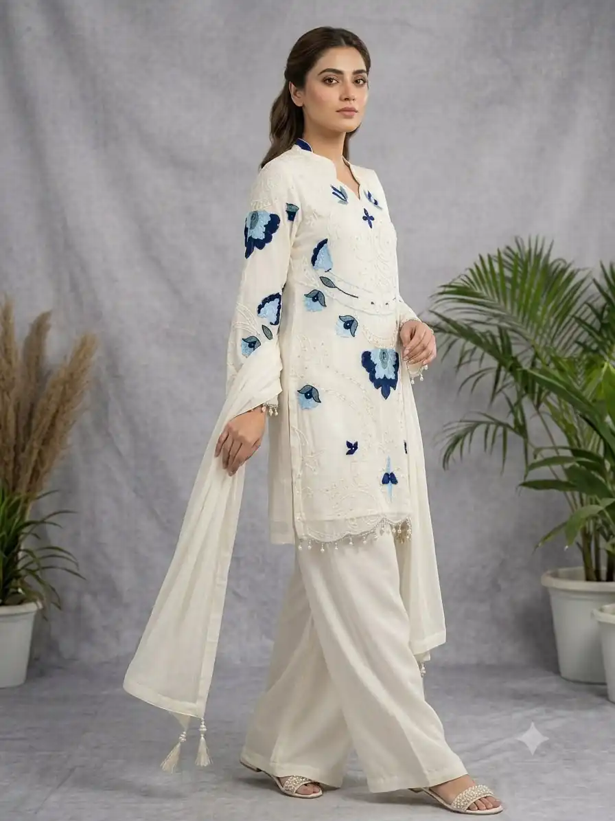 LG 2121 White Soft Organza Salwar Suit with Embroidery Work & Cut Work. Available at ₹2099 only. Delivery 4-6 Working Days. Shop now. | Jump Suits, Salwar suit, Casual Suits, Creative suits, Designer Suits, Palazzo Suits, Party Wear Suits, Patiala Suits, Straight Suits