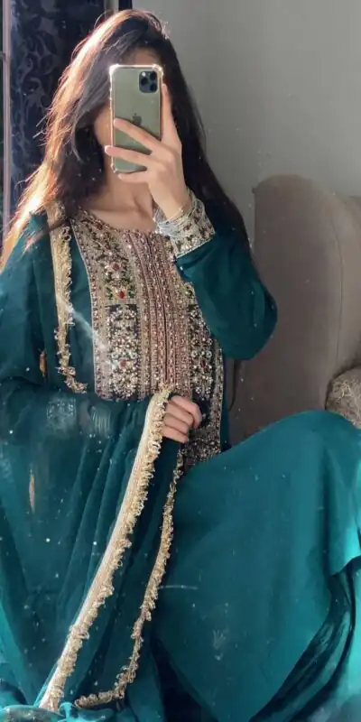 ZC 8021 Teal Fox Georgette Salwar Suit with Embroidery Work & Sequins Work. Exclusive Offer ₹2099. Delivery 4-6 Working Days. Shop now. | Jump Suits, Salwar suit, Casual Suits, Creative suits, Designer Suits, Palazzo Suits, Party Wear Suits, Patiala Suits, Straight Suits