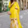 ZC KIARA Yellow Chinon Silk Salwar Suit with Embroidery Work & Sequins Work. Grab it for ₹2399. Delivery 4-6 Working Days. Shop now. | Jump Suits, Salwar suit, Casual Suits, Creative suits, Designer Suits, Palazzo Suits, Party Wear Suits, Patiala Suits, Straight Suits