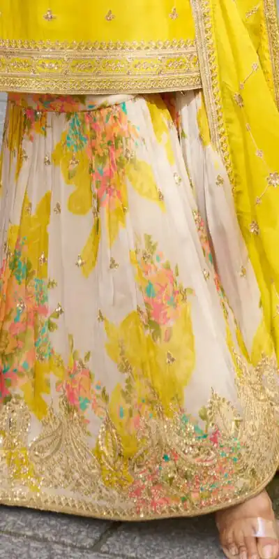 ZC KIARA Yellow Chinon Silk Salwar Suit with Embroidery Work & Sequins Work. Grab it for ₹2399. Delivery 4-6 Working Days. Shop now. | Jump Suits, Salwar suit, Casual Suits, Creative suits, Designer Suits, Palazzo Suits, Party Wear Suits, Patiala Suits, Straight Suits