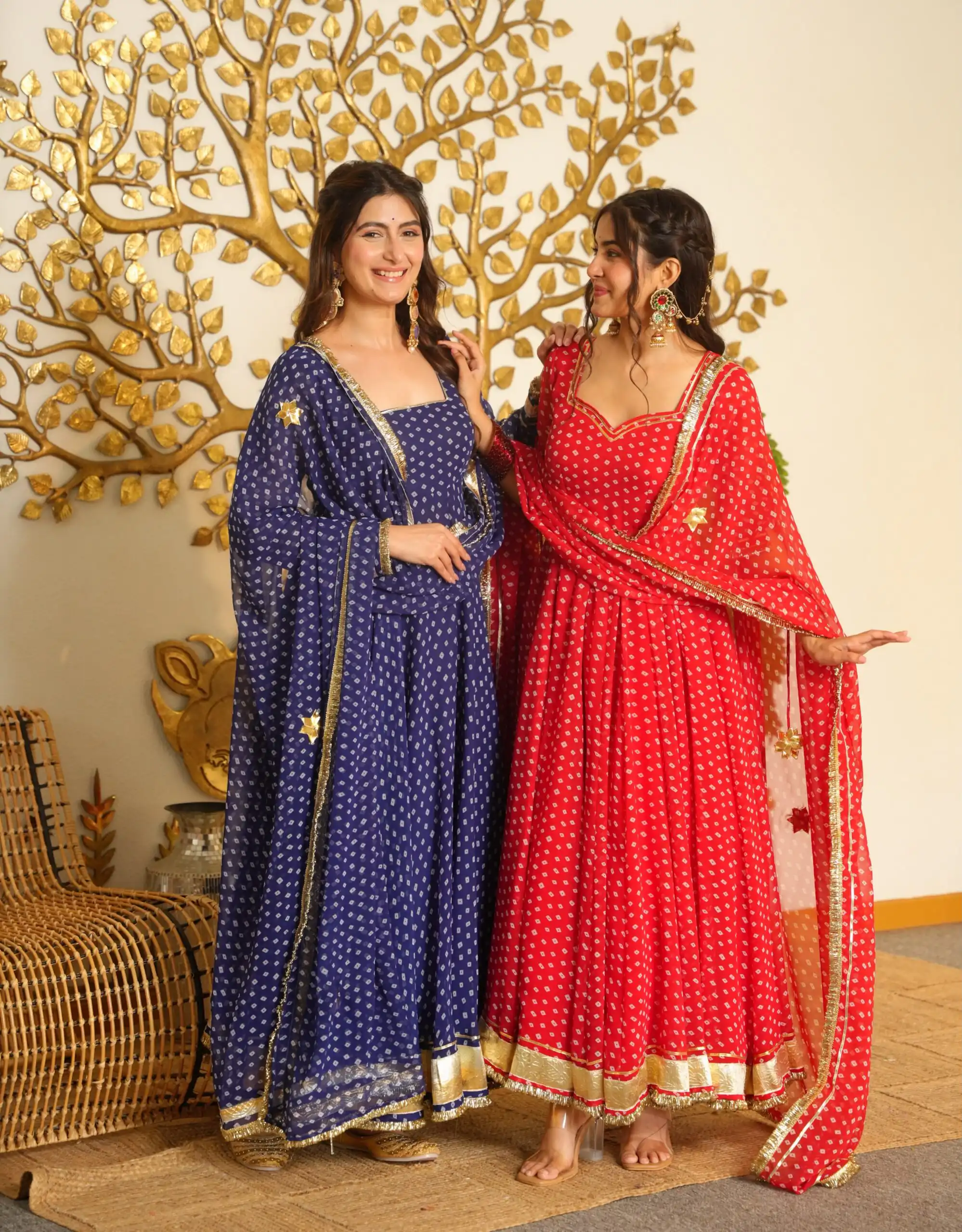 AD 239 Navy Blue in Colour Faux Georgette Bandhani Print Work Gown. Available at ₹1999 only. Delivery 4-6 Working Days. Shop now. | Gowns, Bollywood Gowns, Creative Gowns, Designer Gowns, Embroidered Gowns, Party Wear Gowns