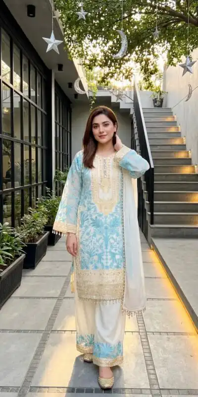 KF 1729 Blue Diamond Georgette Salwar Suit with Sequins Work & Embroidery Work. Introductory Price ₹2399. Delivery 4-6 Working Days. Shop now. | Jump Suits, Salwar suit, Casual Suits, Creative suits, Designer Suits, Palazzo Suits, Party Wear Suits, Patiala Suits, Straight Suits