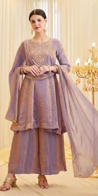 KF 1727 Lavender Fandy Silk Salwar Suit Perfect for Wedding, Party, Family Gatherings, Onam, Engagement – . Affordable Price ₹1849. Delivery 4-6 Working Da | Jump Suits, Salwar suit, Casual Suits, Creative suits, Designer Suits, Palazzo Suits, Party Wear Suits, Patiala Suits, Straight Suits