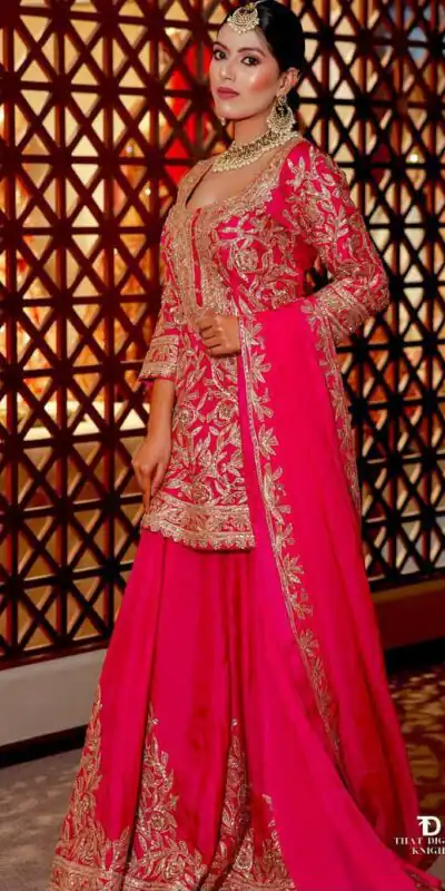 ZD 10095 Pink | Pink Chinon Silk Salwar Suit with Sequins Work & Embroidery Work. Exclusive Offer ₹2449. Delivery 4-6 Working Days. Shop now. | Jump Suits, Salwar suit, Casual Suits, Creative suits, Designer Suits, Palazzo Suits, Party Wear Suits, Patiala Suits, Straight Suits