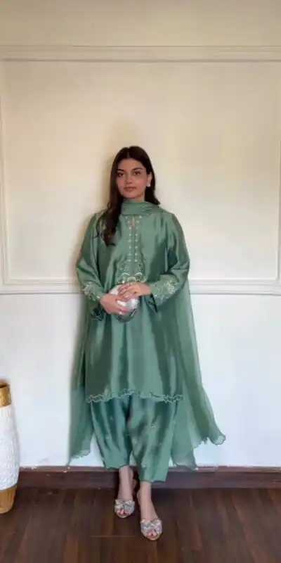 KD 1624 Pista American Silk Salwar Suit Perfect for Wedding, Party, Onam, Family Gatherings, Baisakhi – . Affordable Price ₹2049. Delivery 4-6 Working Days | Jump Suits, Salwar suit, Casual Suits, Creative suits, Designer Suits, Palazzo Suits, Party Wear Suits, Patiala Suits, Straight Suits