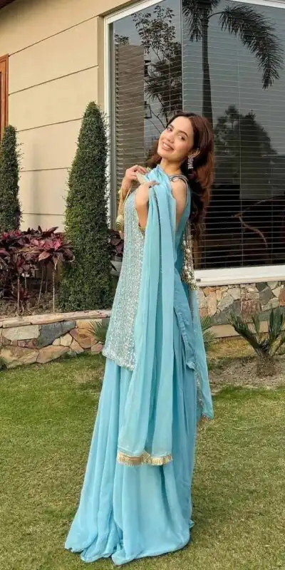 ZD 10010 Blue in Fox Georgette. Sequins Work & Embroidery Work Salwar Suit Special Price ₹2399. Delivery 4-6 Working Days. Shop now. | Jump Suits, Salwar suit, Casual Suits, Creative suits, Designer Suits, Palazzo Suits, Party Wear Suits, Patiala Suits, Straight Suits