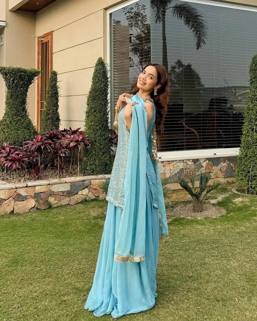 ZD 10010 Blue in Fox Georgette. Sequins Work & Embroidery Work Salwar Suit Special Price ₹2399. Delivery 4-6 Working Days. Shop now. | Jump Suits, Salwar suit, Casual Suits, Creative suits, Designer Suits, Palazzo Suits, Party Wear Suits, Patiala Suits, Straight Suits