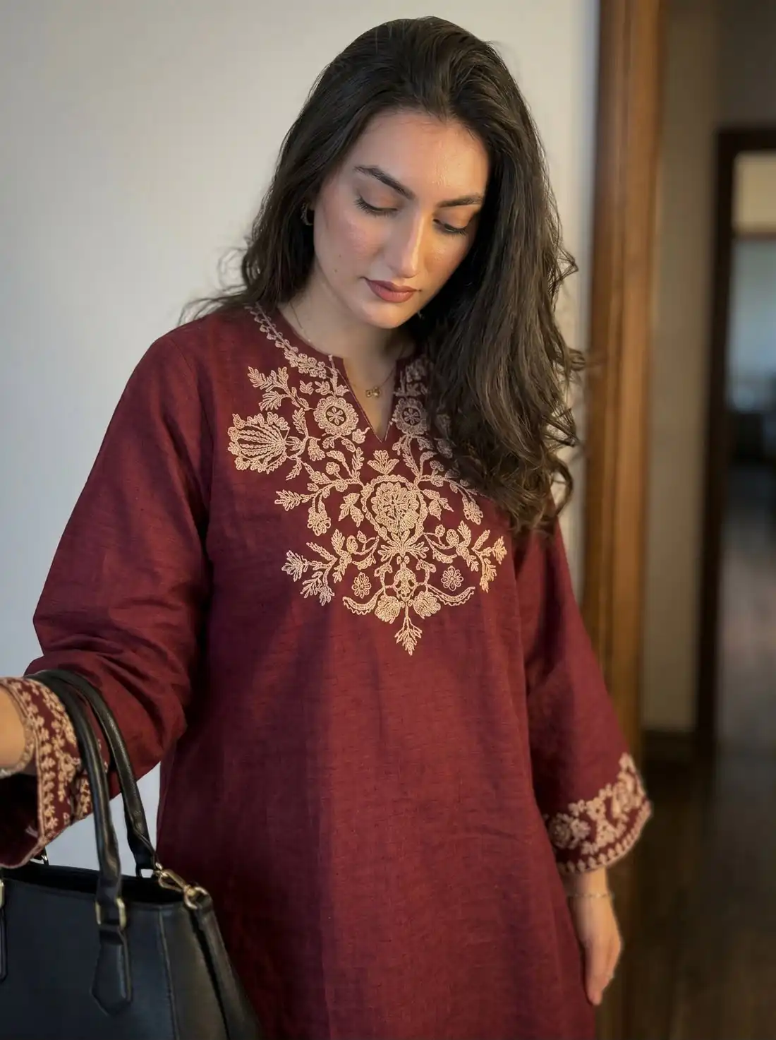 MF 1000 Maroon Colour Rayon Cotton Kurti with Embroidery Work. Introductory Price ₹1449. Delivery 4-6 Working Days. Shop now. | Kurti, Bollywood Kurti, Creative Kurtis, Designer Kurti, Party Wear Kurti, Selfie Kurti