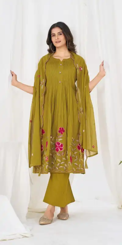 DIVA 159 Mustered with Embroidery Work & Cut Work Brown Pure Cotton Salwar Suit . Exclusive Offer ₹2499. Delivery 4-6 Working Days. Shop now. | Jump Suits, Salwar suit, Casual Suits, Creative suits, Designer Suits, Palazzo Suits, Party Wear Suits, Patiala Suits, Straight Suits