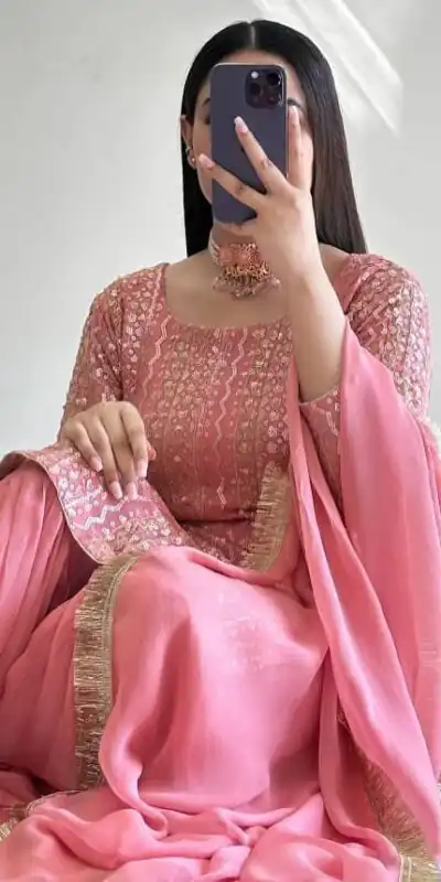 ZD 10010 Pink in Pink Fox Georgette. Sequins Work & Embroidery Work Salwar Suit Special Price ₹2399. Delivery 4-6 Working Days. Shop now. | Jump Suits, Salwar suit, Casual Suits, Creative suits, Designer Suits, Palazzo Suits, Party Wear Suits, Patiala Suits, Straight Suits