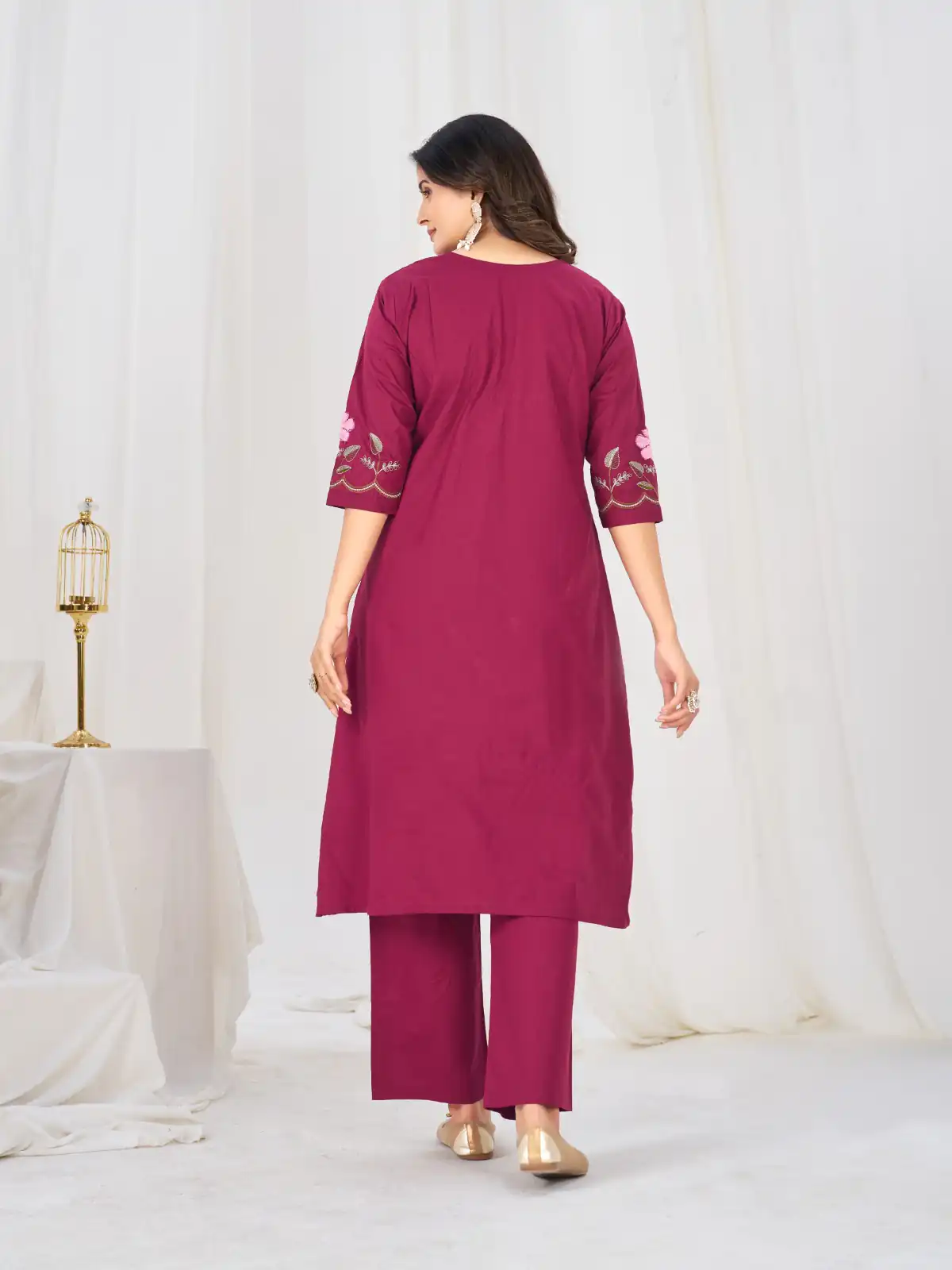 DIVA 159 Pink with Embroidery Work & Cut Work Brown Pure Cotton Salwar Suit . Exclusive Offer ₹2499. Delivery 4-6 Working Days. Shop now. | Jump Suits, Salwar suit, Casual Suits, Creative suits, Designer Suits, Palazzo Suits, Party Wear Suits, Patiala Suits, Straight Suits