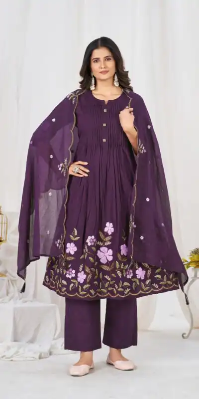 DIVA 159 Wine with Embroidery Work & Cut Work Brown Pure Cotton Salwar Suit . Exclusive Offer ₹2499. Delivery 4-6 Working Days. Shop now. | Jump Suits, Salwar suit, Casual Suits, Creative suits, Designer Suits, Palazzo Suits, Party Wear Suits, Patiala Suits, Straight Suits