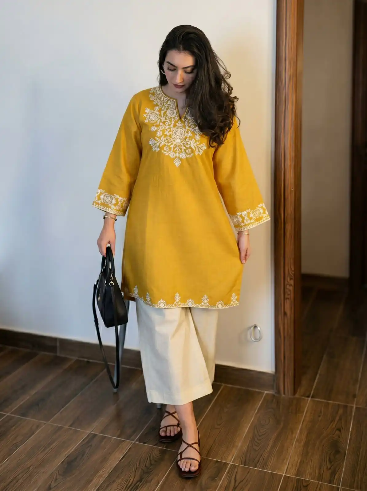 MF 1000 Yellow Colour Rayon Cotton Kurti with Embroidery Work. Introductory Price ₹1449. Delivery 4-6 Working Days. Shop now. | Kurti, Bollywood Kurti, Creative Kurtis, Designer Kurti, Party Wear Kurti, Selfie Kurti