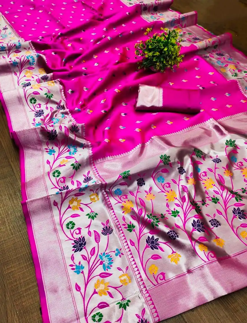 KPR 295 Pink Soft Lichi Silk Cloth Saree Perfect for Wedding, Party, Family Gatherings, Sangeet, Ethnic Day – . Festive Deal ₹1449. Delivery 4-6 Workin | Sarees, Bollywood Sarees, Creative Sarees, Designer Sarees, Embroidered Sarees, Ethnic Saree, Modern Digital sarees, Party Wear Sarees