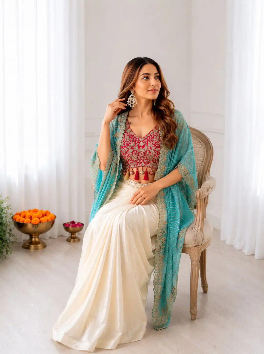 BB 48 Blue Crepe Silk Dhoti Suit Perfect for Wedding, Party, Festival Celebrations, Holi, Pooja – . Introductory Price ₹2099. Delivery 4-6 Working | Jump Suits, Salwar suit, Casual Suits, Creative suits, Designer Suits, Palazzo Suits, Party Wear Suits, Patiala Suits, Straight Suits