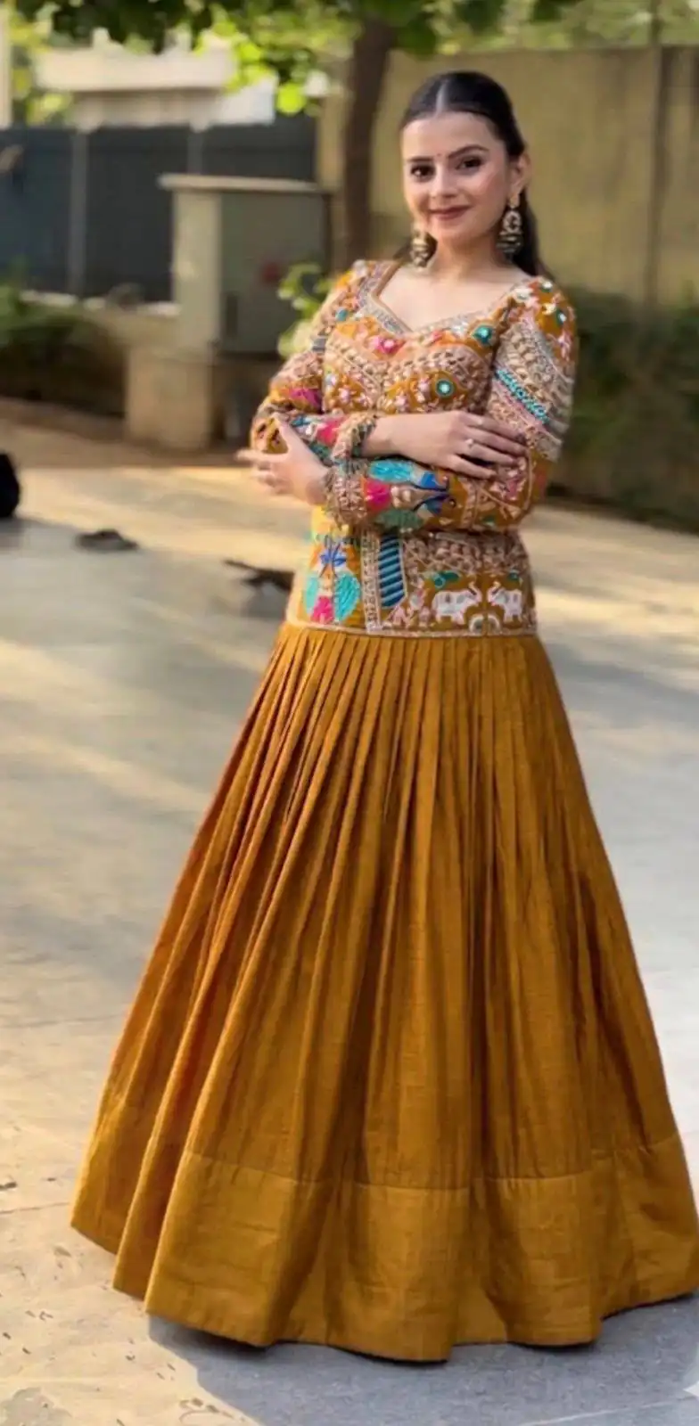 PC 579 Mustered Chinon silk Lehenga Choli with Sequins Work & Embroidery Work. Now at just ₹2749. Delivery 4-6 Working Days. Shop now. | Lehenga, Bollywood Lehenga, Creative Lehenga, Designer Lehenga, Embroidered Lehenga, Party Wear Lehenga