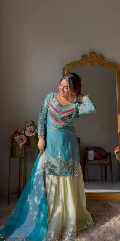 ZC NEHA Blue Mox Fendy Salwar Suit with Embroidery Work & Sequins Work. Get it for ₹2449. Delivery 4-6 Working Days. Shop now. | Jump Suits, Salwar suit, Casual Suits, Creative suits, Designer Suits, Palazzo Suits, Party Wear Suits, Patiala Suits, Straight Suits