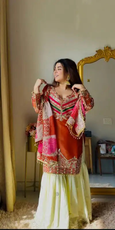 ZC NEHA Orange Mox Fendy Salwar Suit with Embroidery Work & Sequins Work. Get it for ₹2449. Delivery 4-6 Working Days. Shop now. | Jump Suits, Salwar suit, Casual Suits, Creative suits, Designer Suits, Palazzo Suits, Party Wear Suits, Patiala Suits, Straight Suits