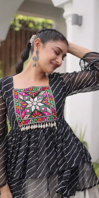KA 5074 Black Kora Cotton Lehenga Choli erfect for Wedding, Party, Haldi, Traditional Day, Makar Sankranti – . Special Price ₹2849. Delivery 4-6 Working | Lehenga, Bollywood Lehenga, Creative Lehenga, Designer Lehenga, Embroidered Lehenga, Party Wear Lehenga