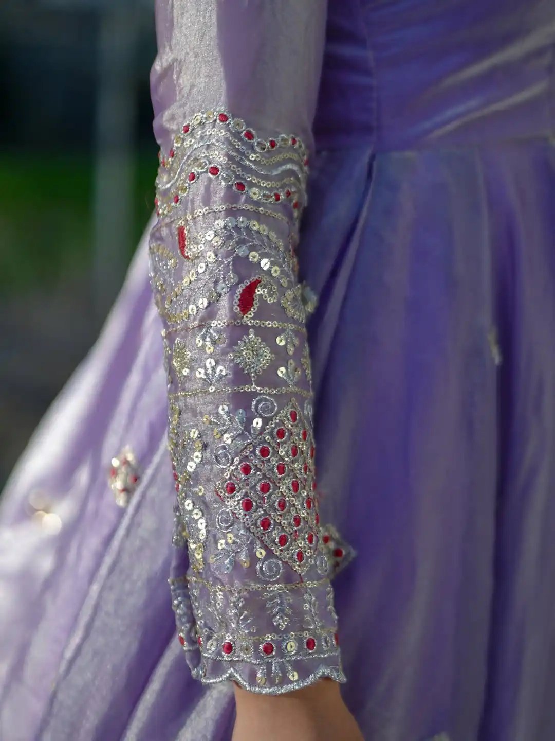 ST 1196 Lavender Color Fendy Satin Gown with Lace Work & Embroidery Work. Get it for ₹2699. Delivery 4-6 Working Days. Shop now. | Gowns, Bollywood Gowns, Creative Gowns, Designer Gowns, Embroidered Gowns, Party Wear Gowns