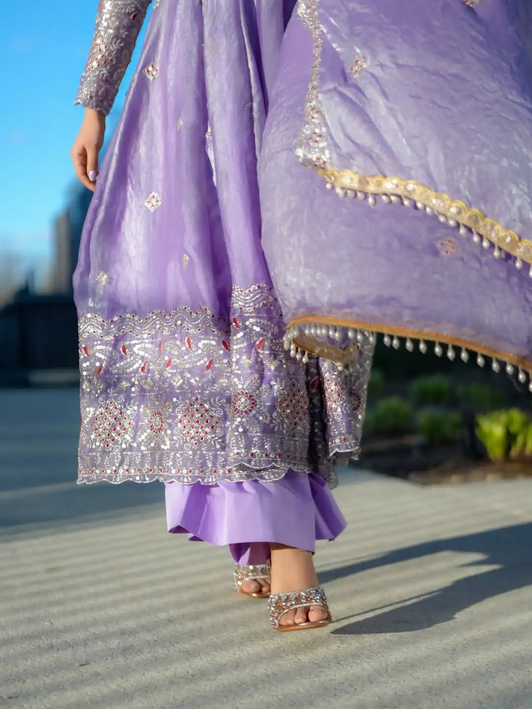ST 1196 Lavender Color Fendy Satin Gown with Lace Work & Embroidery Work. Get it for ₹2699. Delivery 4-6 Working Days. Shop now. | Gowns, Bollywood Gowns, Creative Gowns, Designer Gowns, Embroidered Gowns, Party Wear Gowns