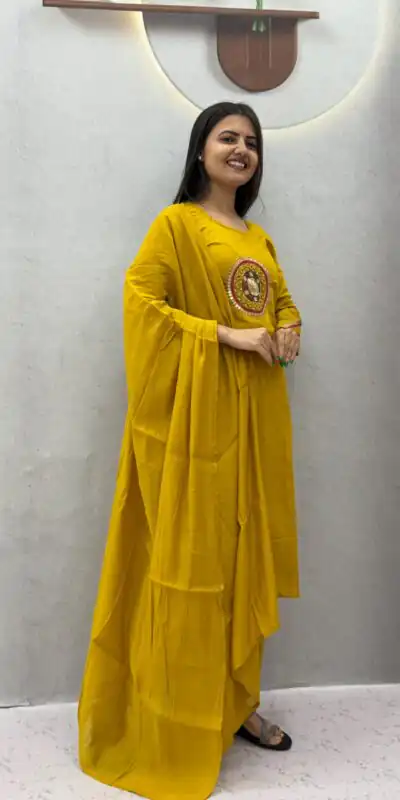 PC 598 Mustered Roman Silk Salwar Suit with Sequins Work & Embroidery Work. Available at ₹2099 only. Delivery 4-6 Working Days. Shop now. | Jump Suits, Salwar suit, Casual Suits, Creative suits, Designer Suits, Palazzo Suits, Party Wear Suits, Patiala Suits, Straight Suits