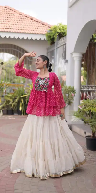 KA 5074 Pink Kora Cotton Lehenga Choli erfect for Wedding, Party, Haldi, Traditional Day, Makar Sankranti – . Special Price ₹2849. Delivery 4-6 Working | Lehenga, Bollywood Lehenga, Creative Lehenga, Designer Lehenga, Embroidered Lehenga, Party Wear Lehenga
