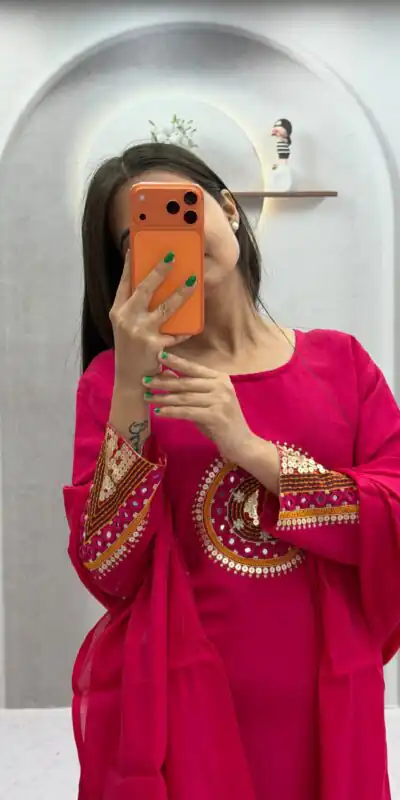 PC 598 Pink Roman Silk Salwar Suit with Sequins Work & Embroidery Work. Available at ₹2099 only. Delivery 4-6 Working Days. Shop now. | Jump Suits, Salwar suit, Casual Suits, Creative suits, Designer Suits, Palazzo Suits, Party Wear Suits, Patiala Suits, Straight Suits