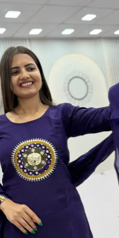 PC 598 Purple Roman Silk Salwar Suit with Sequins Work & Embroidery Work. Available at ₹2099 only. Delivery 4-6 Working Days. Shop now. | Jump Suits, Salwar suit, Casual Suits, Creative suits, Designer Suits, Palazzo Suits, Party Wear Suits, Patiala Suits, Straight Suits